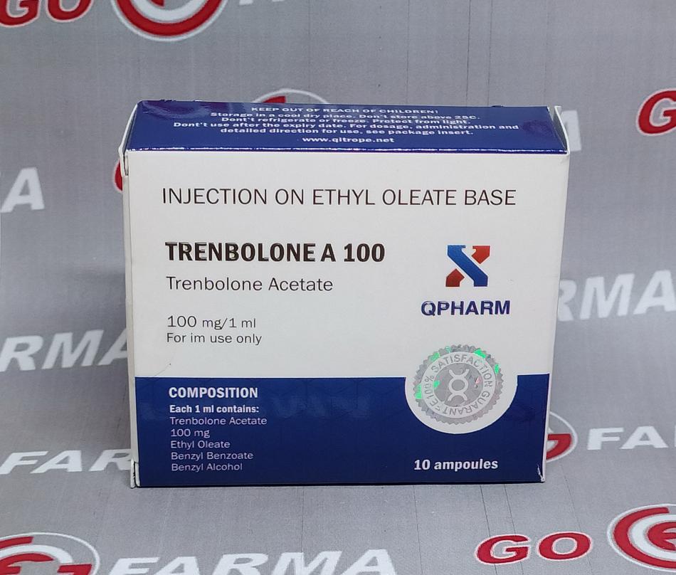 Qpharm Trenbolone A 100 mg/ml - цена за 1 мл купить в России