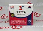 Zetta Testosterone Enanthate 250mg/ml - цена за 1 мл купить в России